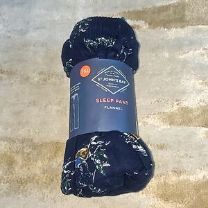 NWT St John's Bay Flannel Sleep Pant Big & Tall